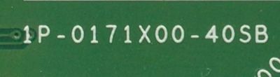 T-CON PARA TV SHARP / NUMERO DE PARTE RUNTK0334FVZT / 1P-0171X00-40SB / C-E70T001234 / PANEL PN-UH701 / PNUH701 / MODELO PN-UH701 / PN-UH701 - Imagen 3